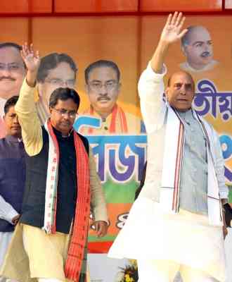 Only BJP has the will, ability to provide good governance: Rajnath Singh
