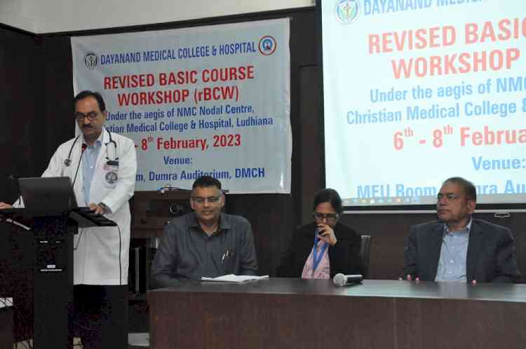 Three day Revised Basic Course Workshop (rBCW) concludes at DMCH