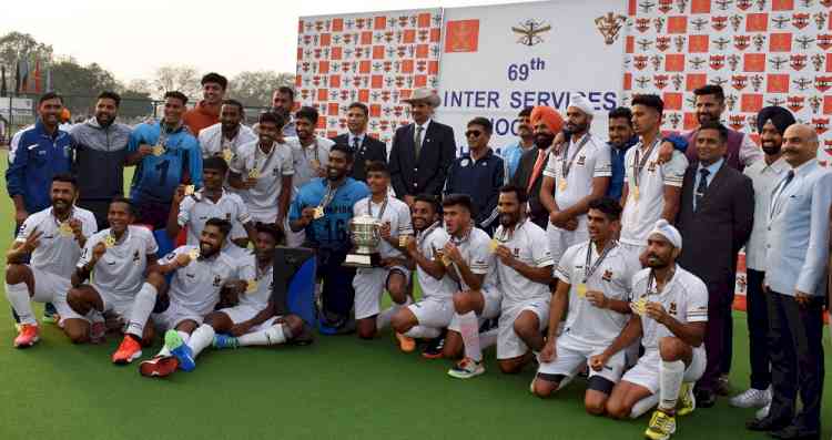 Indian Navy won 69th Inter Services Hockey Championship