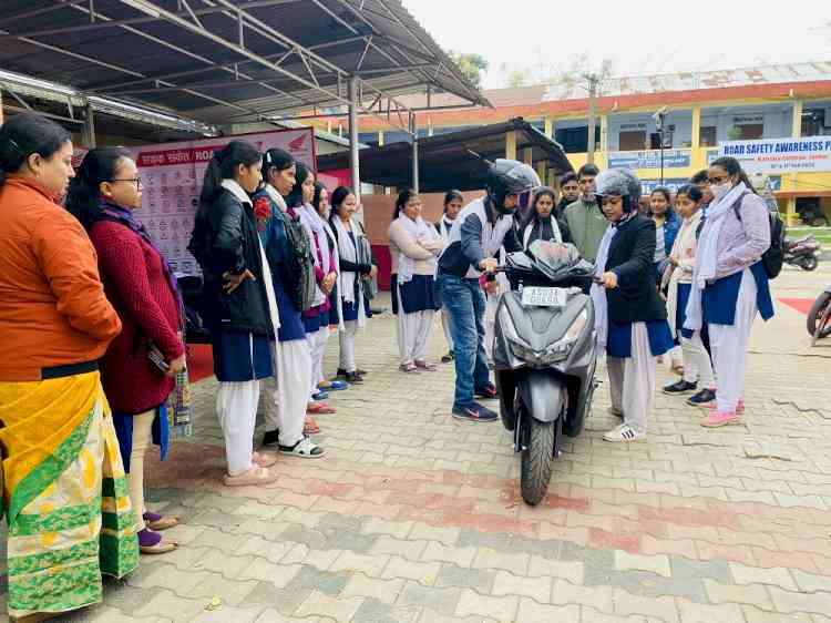 Honda Motorcycle & Scooter India conducts Road Safety Awareness Campaign in Assam