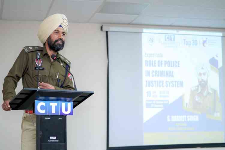 School of Law, CT University organised an expert talk on the Role of Police in Criminal Justice System