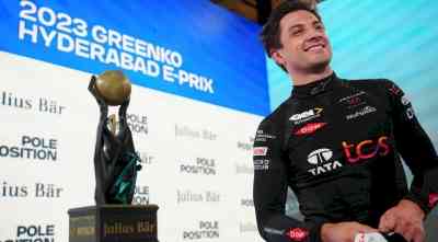 Hyderabad E Prix: Jaguar's Mitch Evans seals pole position in qualifying