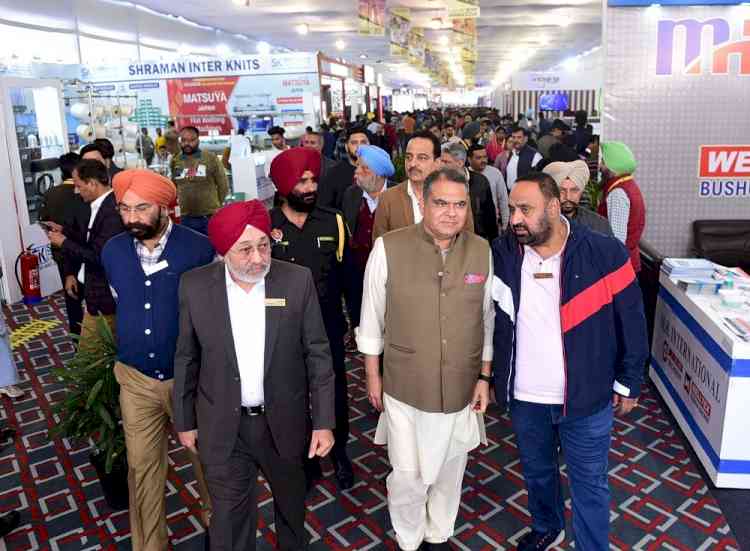Sanjeev Arora, MP announced to take initiative to set up exhibition center in Ludhiana