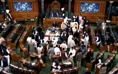 Opposition protests in Lok Sabha after several adjournment motions rejected