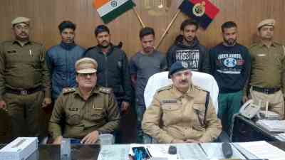 Six held for robbing copper, aluminium from Manesar company