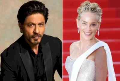 SRK says he is 'gorgeous' Sharon Stone's 'biggest fan'