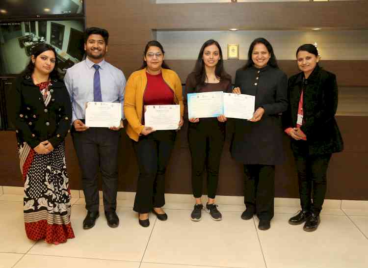 LPU’s Forensic researchers earned accolades at World’s first Forensic Sciences University in Gujarat