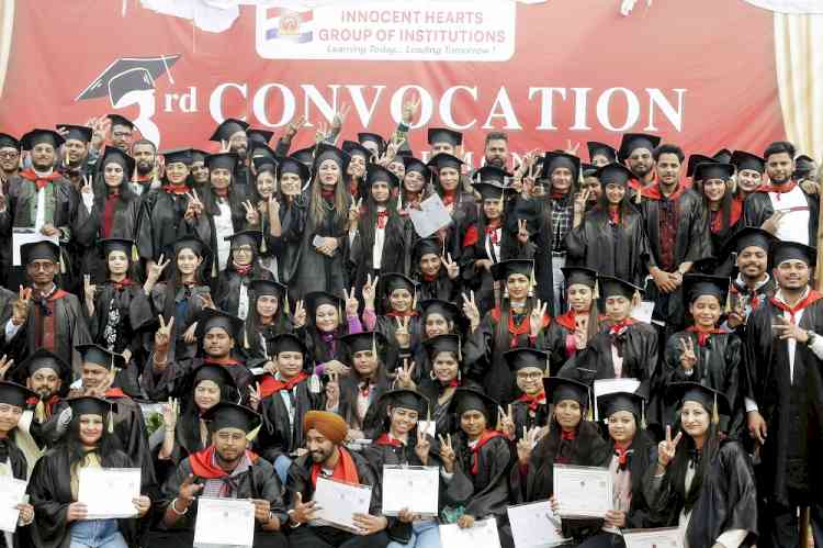 Innocent Hearts Group of Institution organized 3rd- Convocation Ceremony