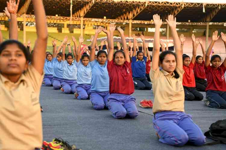 Heartfulness’s Yog Mahotsav campaign ‘Har Dil Dhyan, Har Din Dhyan’ kicks off at L B Stadium