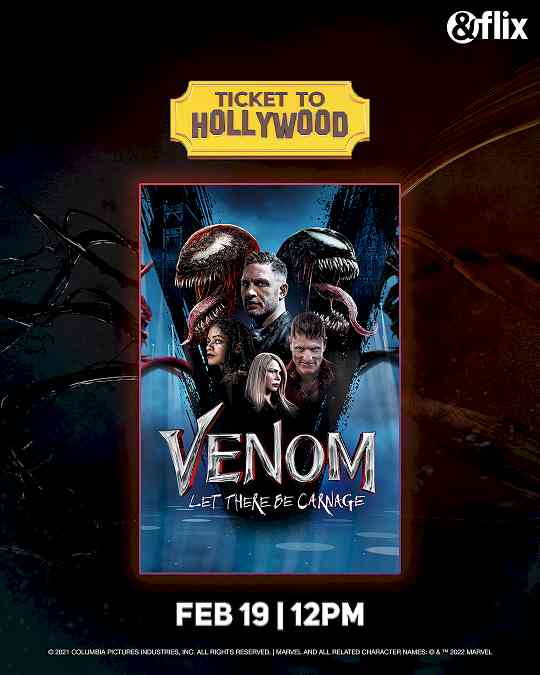With your ‘Ticket To Hollywood’ watch Marvel’s chartbuster film Venom: Let There Be Carnage