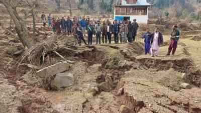 Landslides damage 5 houses in J&K's Ramban