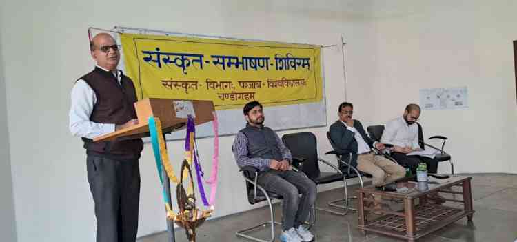 Seven-day Spoken Sanskrit camp begins at PU