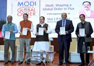 Nadda launches book 'Modi: Shaping a Global order in flux'