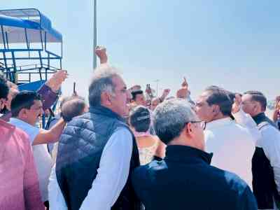 Cong leaders protest at Delhi airport as Pawan Khera deboarded