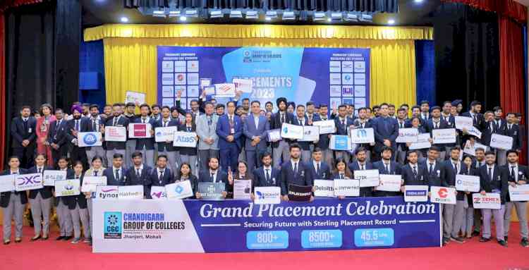 Chandigarh Group of Colleges Jhanjeri celebrates Placement Day