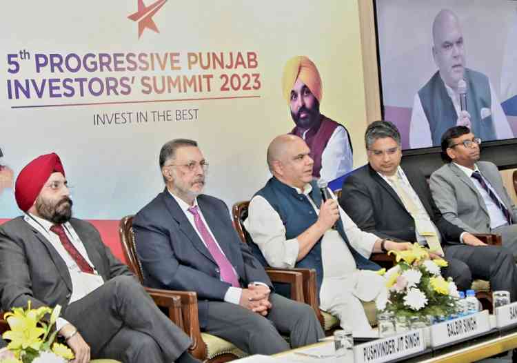 MP Arora takes up issue of affordable healthcare in 5th Progressive Punjab Investors’ Summit 2023