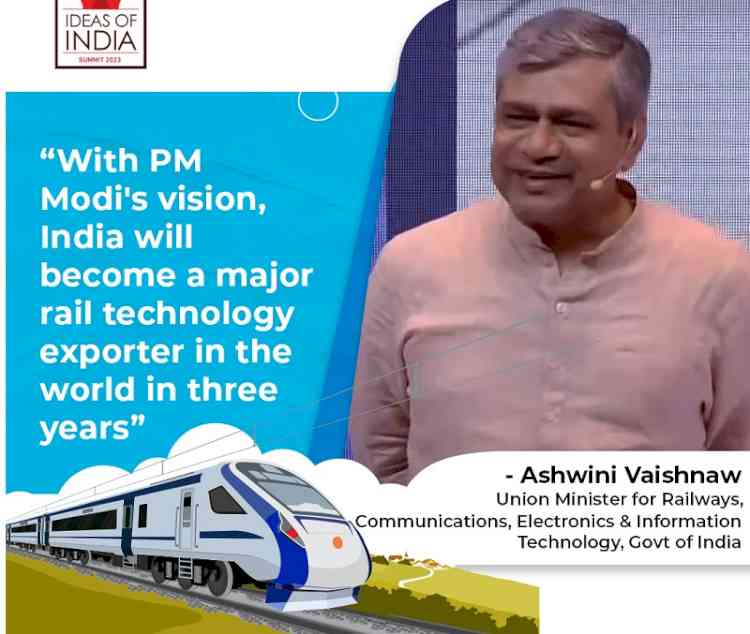 With PM Modi's vision, India will become a major rail technology exporter in the world in three years: Ashwini Vaishnaw