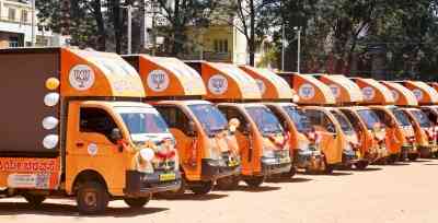 Bommai flags off BJP's Pragati Rath Yatra in K'taka