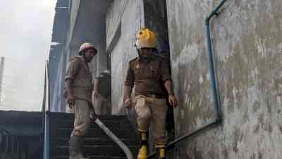 Thermocol factory catches fire in UP's Ghaziabad