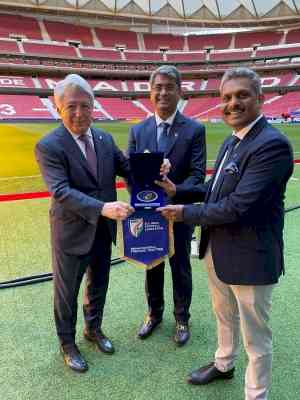 AIFF president, secretary general meet top brass of Real Madrid, Atletico de Madrid