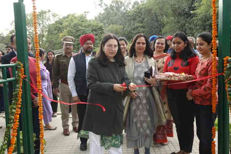 Navgraha Vatika inaugurated by PU VC