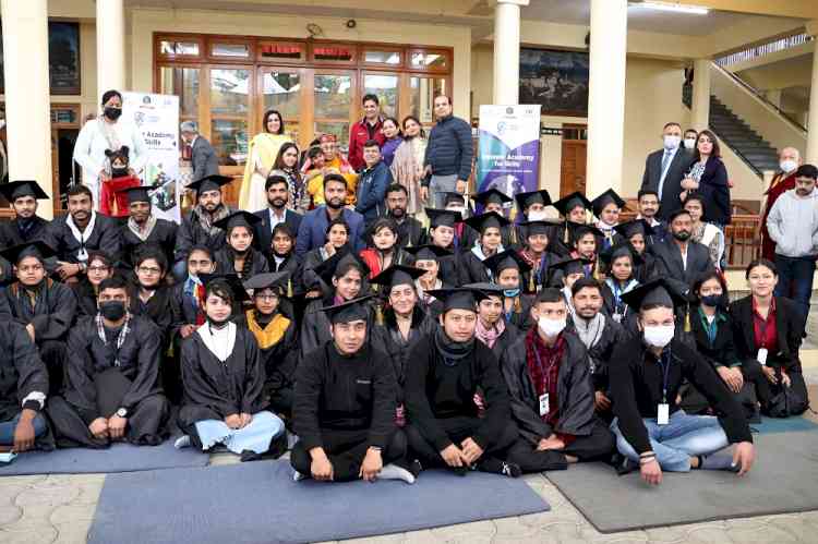Students of iMpower academy for Skills of M3M Foundation from different parts of India got blessings of HH Dalai Lama