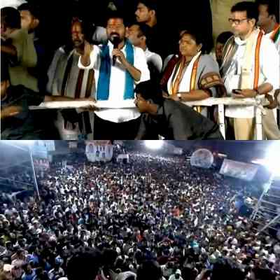 BRS men hurl eggs, tomatoes on Congress leader during yatra