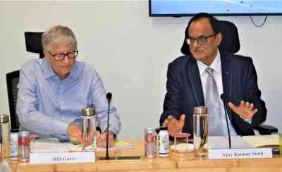 Exploring collaborations, Bill Gates meets Principal Scientific Advisor