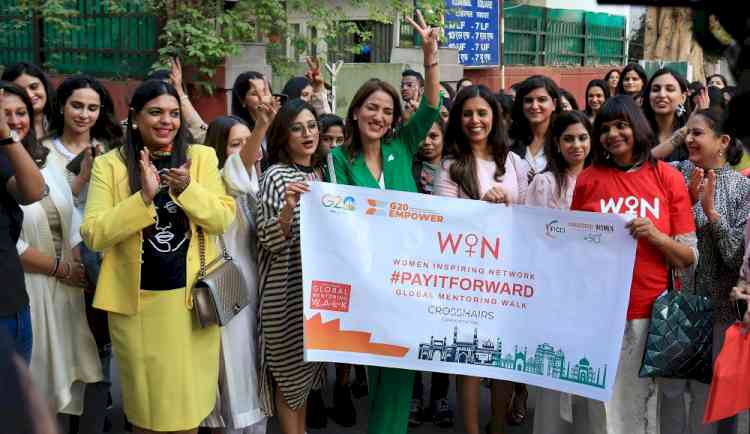 International Women’s Day Special-Women Inspiring Network organized Global Mentoring Walk in association with FICCI G20 Empower   