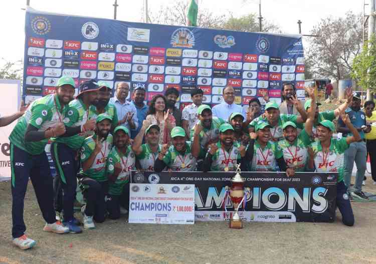 North Zone wins IDCA 4th One-Day National Zone Cricket Championship for Deaf held in Hyderabad