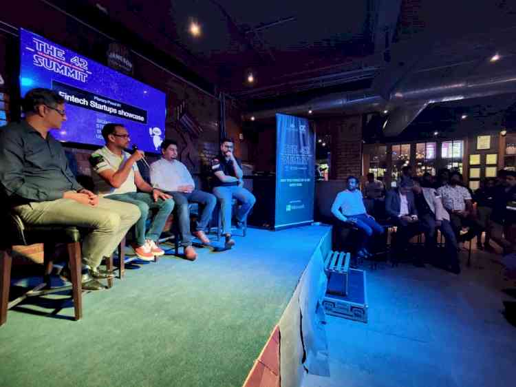 The 42 Summit held to discover, discuss and showcase the AI Innovation ecosystem in Hyderabad