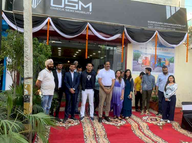 Omega Seiki Mobility (OSM) opens a new state-of-the-art dealership Surryaanh Organization LLP in Okhla Delhi