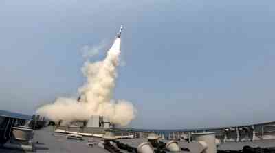 Navy successfully test-fires BrahMos missile from warship