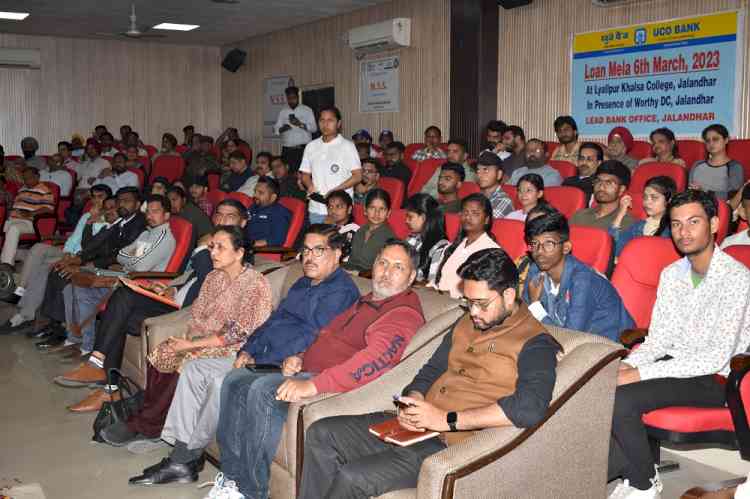 Loan Mela organized in Lyallpur Khalsa College in collaboration with District Administration and UCO Bank