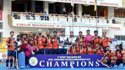 Sr men's inter-department hockey: PSPB win title with win over Railways in final