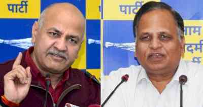 BJP targets AAP over arrest of Sisodia & Satyendar Jain