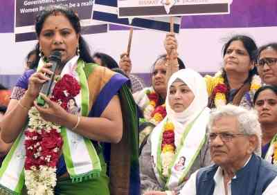 Cong claims credit for passage of Women Reservation Bill in RS