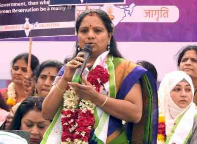 Sonia, Sushma, Brinda ran movement: Kavitha on Women Reservation Bill