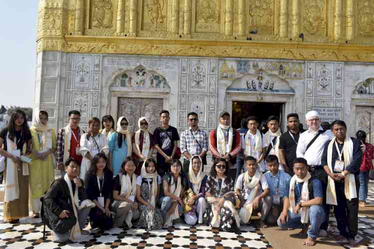 Yuva Sangam Manipur student delegates week-long exposure visit to Punjab concludes at holy city Amritsar