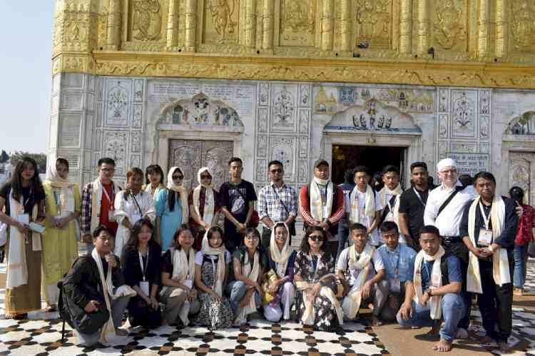Yuva Sangam Manipur student delegates week-long exposure visit to Punjab concludes at holy city Amritsar