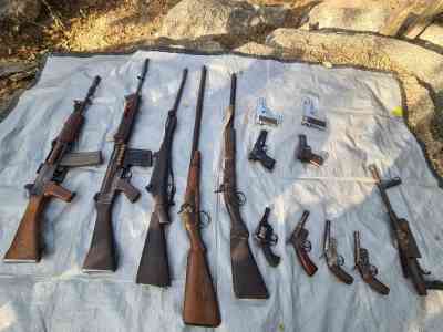 Terrorist hideout busted at J&K's Handwara, arms recovered