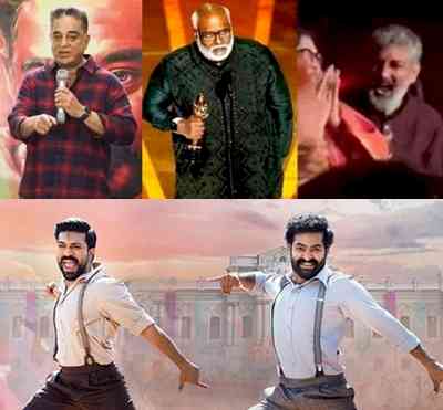 Kamal Haasan compliments Rajamouli, Keeravani on 'Naatu Naatu' Oscar feat