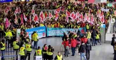 Strikes disrupt air travel in Germany