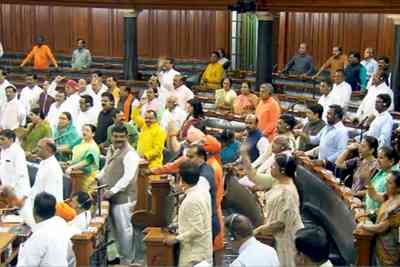 LS adjourned amid protests; Minister says Rahul insulted Speaker