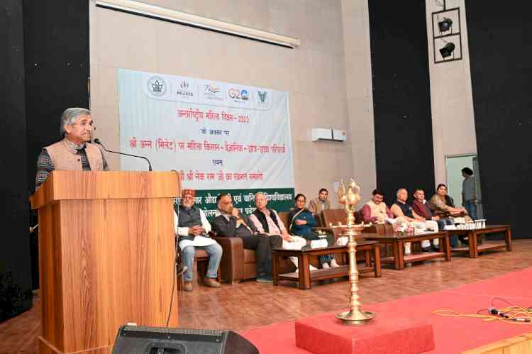 Women urged to help bring millets back to the food plate