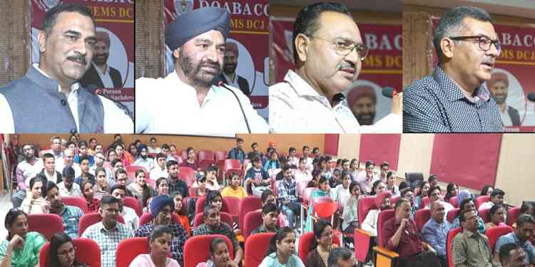 Seminar on Wealth Creation through Stock Market held in Doaba College