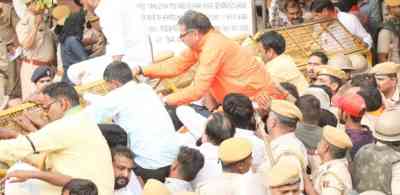 'Gehlot swallowed 6 elephants': Raj BJP chief on Cong-BSP 'merger'