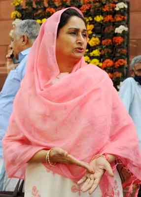 Central, state govts responsible for situation in Punjab: Harsimrat Kaur Badal