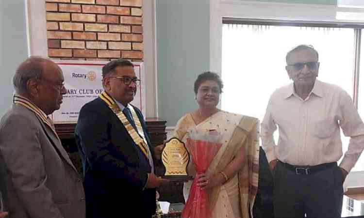 Rotary Club of Hyderabad awards Thalassemia Sickle Cell Society (TSCS) for its free service towards Thalassemia
