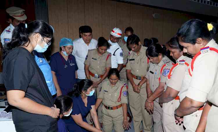 Kamineni Hospitals conducts Head Injury Awareness Talk and CPR Training Programme for Police Personnel